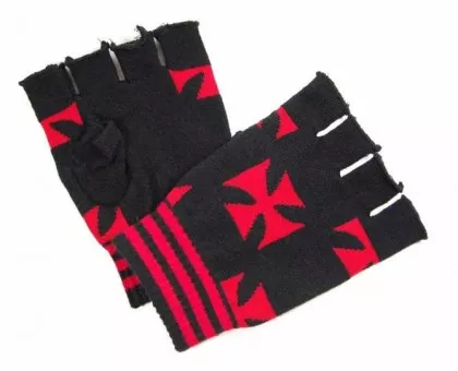 Eisernes Kreuz - Set mit Schal, Beanie und Handschuhe