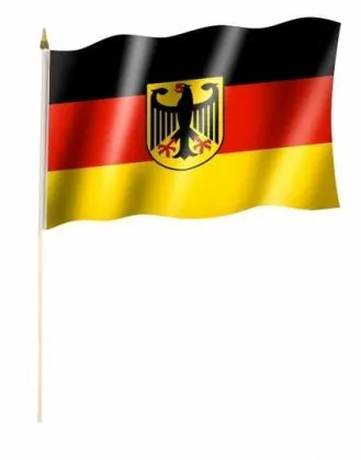 Deutschland Adler Stockfahnen