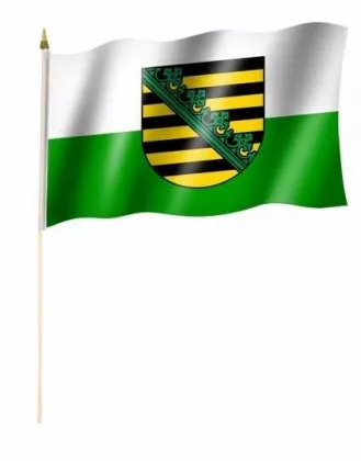 Sachsen Stockfahnen
