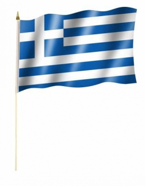 Griechenland Stockfahnen