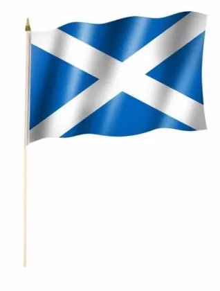 Stockfahnen Schottland
