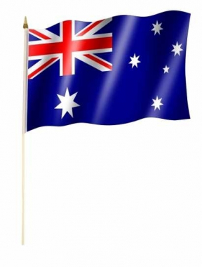 Australia Hand Flag