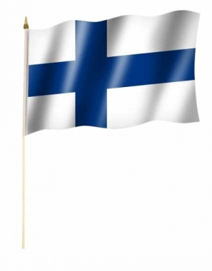 Finland Hand Flag