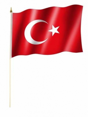 Türkei Stockfahnen