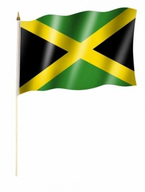 Jamaika Stockfahnen