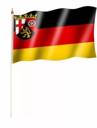 Rheinland Pfalz Stockfahnen