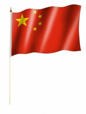 China Hand Flag