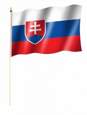 Slovakia Hand Flag
