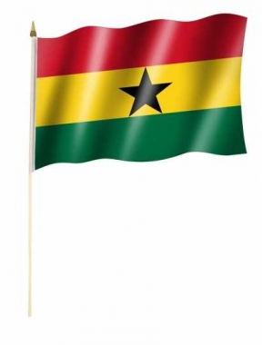 Ghana Hand Flag