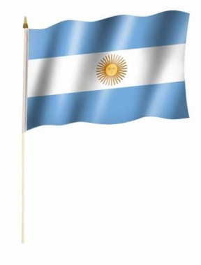 Argentinien Stockfahnen