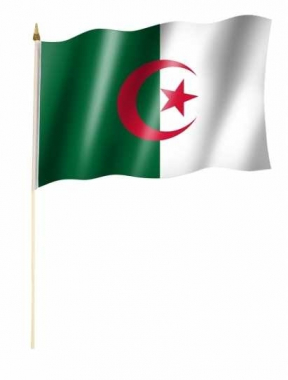 Algerien Stockfahnen