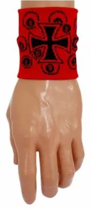 Schweißband Rot Eisernes Kreuz