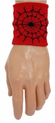Sweatband Red Web