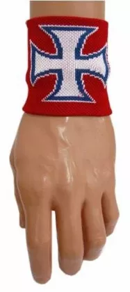 Sweatband Red Iron Cross