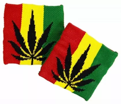 Schweißband Rasta Hanf