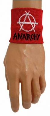 Schweißband Rot Anarchie