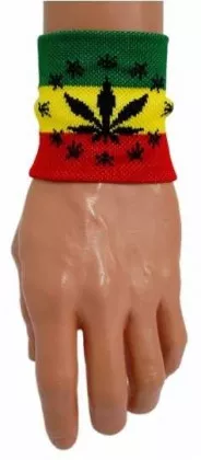 Schweißband Rasta Hanf