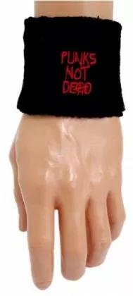 Sweatband Black Punks Not Dead