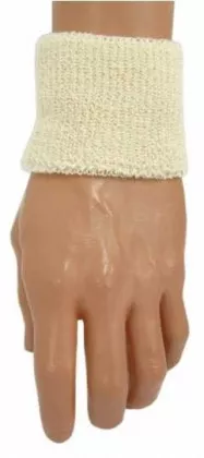 Schweißband Beige
