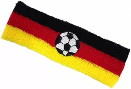 Schweißband Stirn Deutschland Fußball