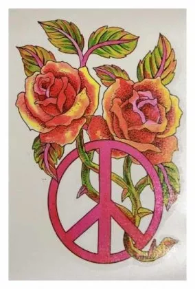 Temporäres Tattoo Peace