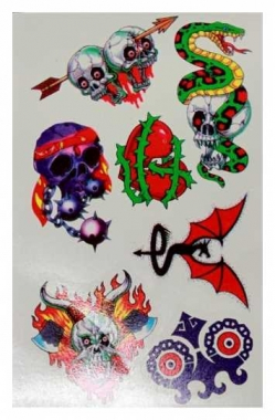 Tattoo Sticker Skulls