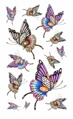 Tattoo Sticker Stickers Butterfly