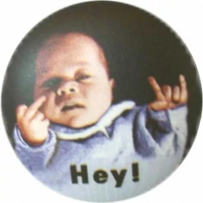 Anstecker Naughty Baby