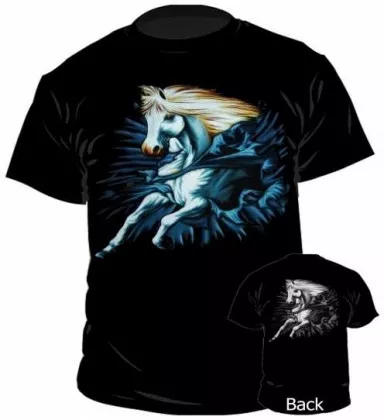 T-Shirt White Horse