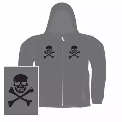 Gothic Kapuzensweatshirt - Skulls