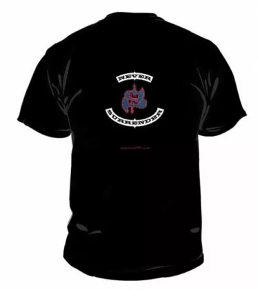 Saxon Denim And Leather T Shirt