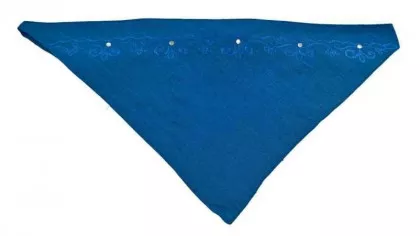schönes Bandana mit Schleifen zum Binden - Farbton: Türkis