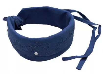 Bandana mit Schlaufen - Blau