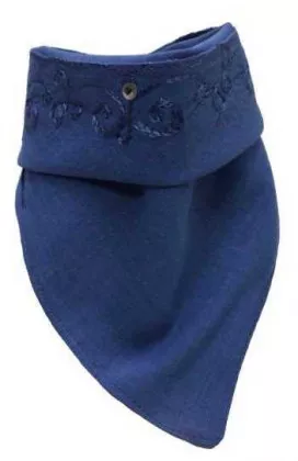 Bandana mit Schlaufen - Blau