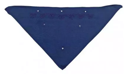 Bandana mit Schlaufen - Blau