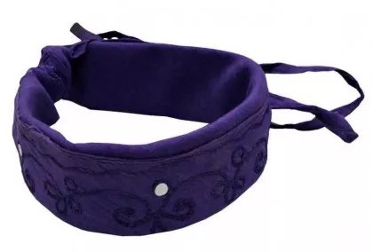 Bandana mit Schnüren in Lila