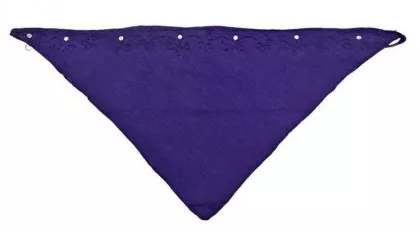 Bandana mit Schnüren in Lila
