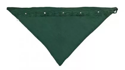 Bandana mit Schnüren - Grün