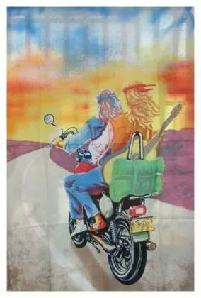 Posterfahne Hippie