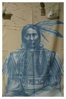 Posterfahne Red Indian