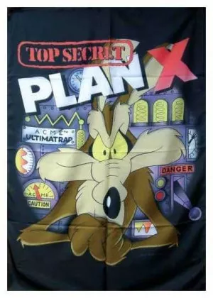 Posterfahne Wile E. Coyote