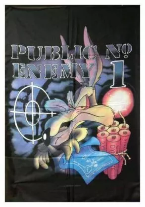 Posterfahne Wile E. Coyote