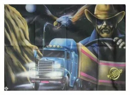 Posterfahne Rolling Thunder