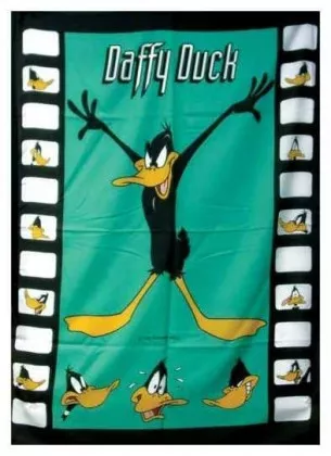 Posterfahne Daffy Duck