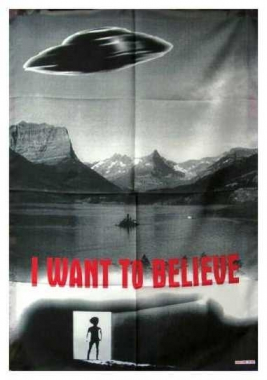 Poster Flag I Want To Believe
