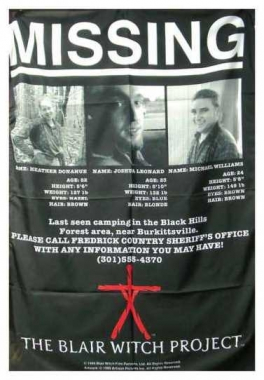Poster Flag Blair Witch Project