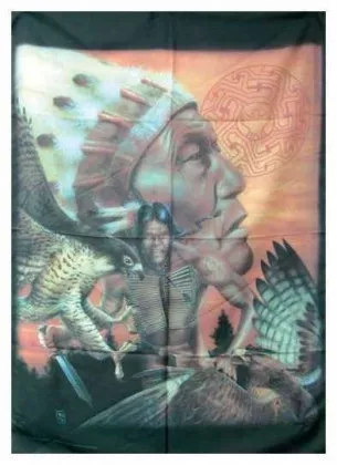 Posterfahne Red Indian