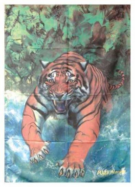 Posterfahne Tiger