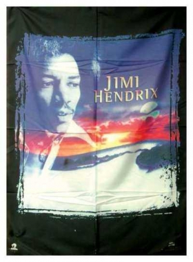 Posterfahne Jimi Hendrix