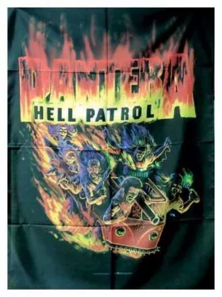 Posterfahne Pantera - Hell Patrol
